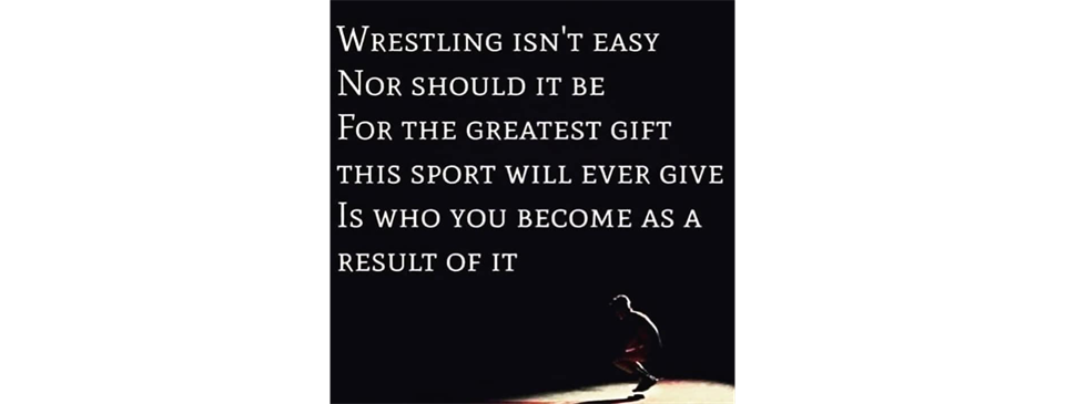 Wrestling isn't easy